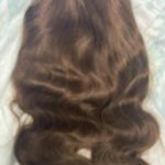 Brown Lace Front Wigs Human Hair 200 Density Hd Lace Chocolate Brown Colored Human Hair Wig Body Wave Glueless Wigs Human Hair With Baby Hair Bleached Knots Pre Plucked（ 22 Inch ,13X6 Lace Front Wig） photo review