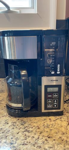 EC-YTC100XB Coffee Maker, 10-Cup, Stainless Steel/Black photo review